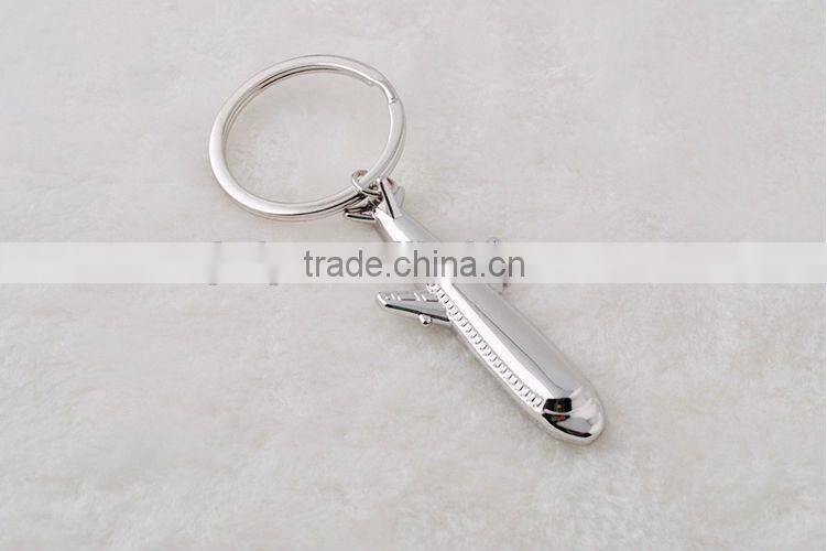 airplane simulation a Boeing 747 aircraft key chain