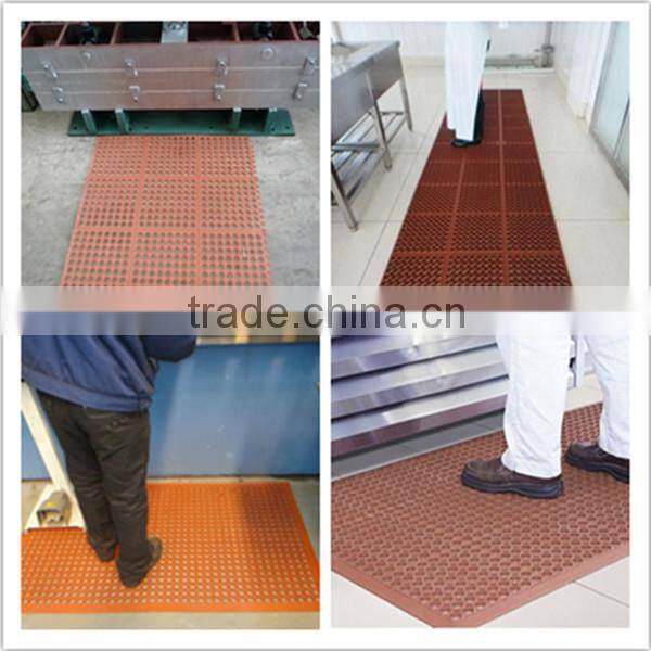 Manufacturer of anti slip kitchen rubber floor rubber floor mat