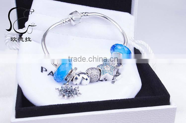 EUBS Wholesale 925 Sterling Silver 3mm snake chain bracelet