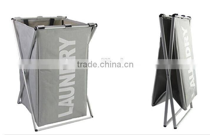 MuJi China wholesale waterproof oxford cloth laundry basket, laundry basket corner basket, dirty basket