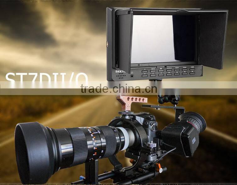 7-inch 1280*800 lcd monitor with vga hdmi port for DSLR Camera ST7DII