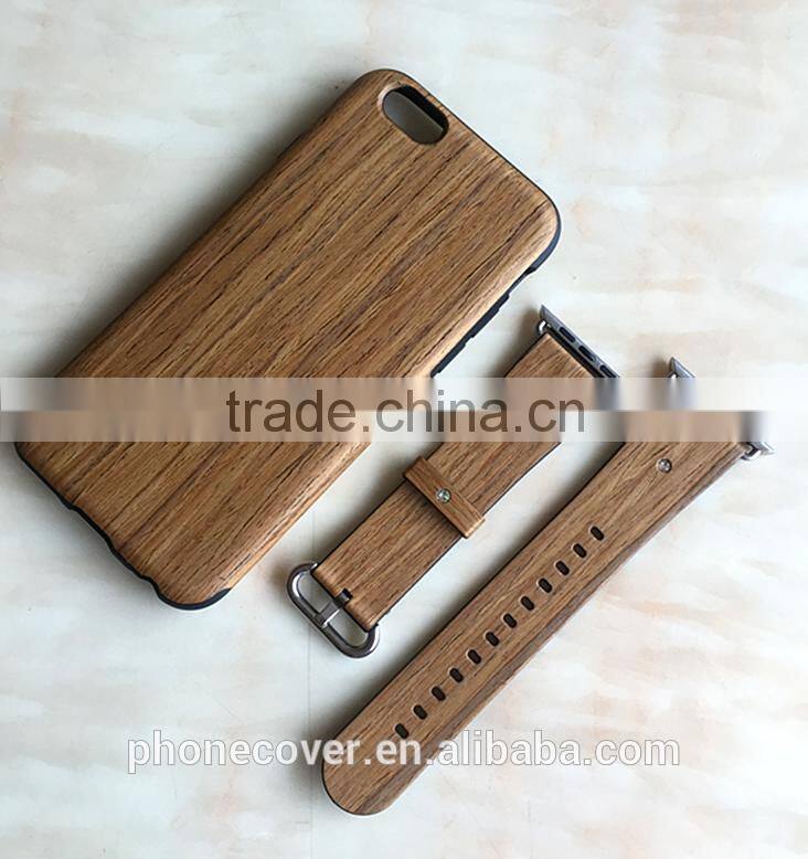 Original Rock Element Series Wood TPU Ultra Thin shockproof phone Case For iPhone6 6S 4.7 inch