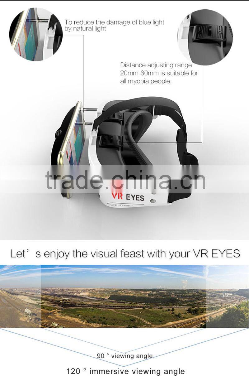 The newest Version Virtual Reality VR BOX 3D Glasses HD VR virtual reality 3d glasses