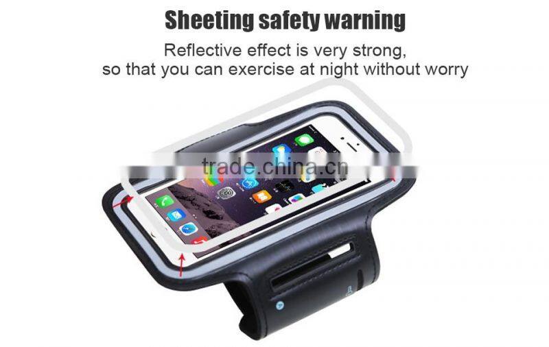 12 Colors 5.5 Inch phone Mobile Phone Armbands Gym Running Sport ArmBand For Apple iphone 6 plus/Samsung Note 4/5/3/2