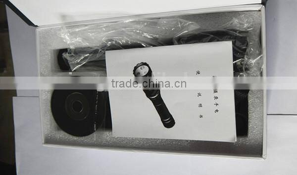 LED Rechargeable police security flashlight 1080P multifunctional police flashlight