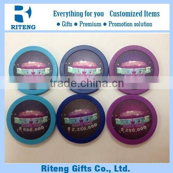 Factory Customized Personalized Unique Poker Chips