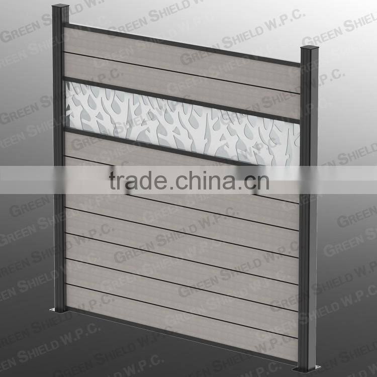 WPC/Wood Plastic Fence/Enclosure Wall 1.8m/2.0m