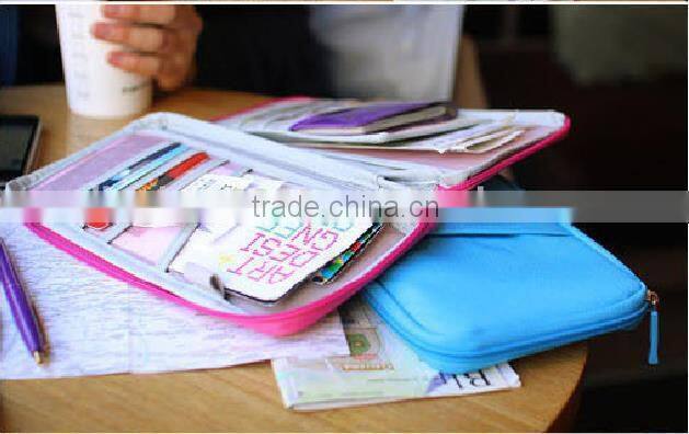 Durable Waterproof Travel Document Wallet Passport Holder Organizer