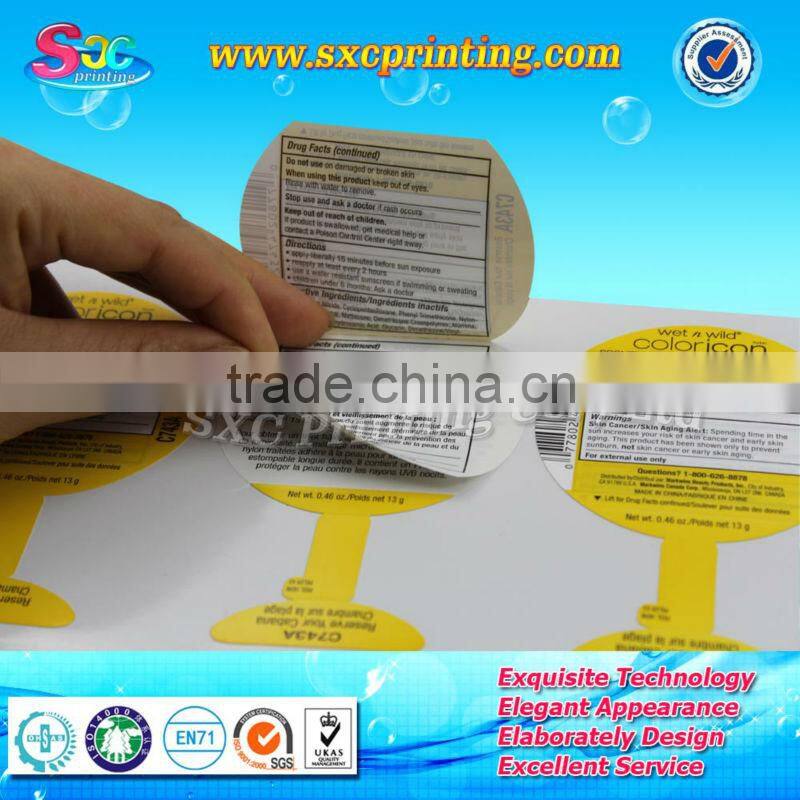 2014 wholesale bottle labels Multilayer label
