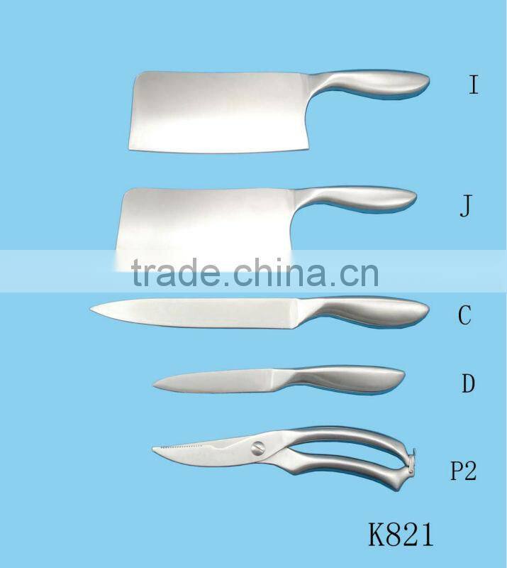 fish fillet knife with wooden block
