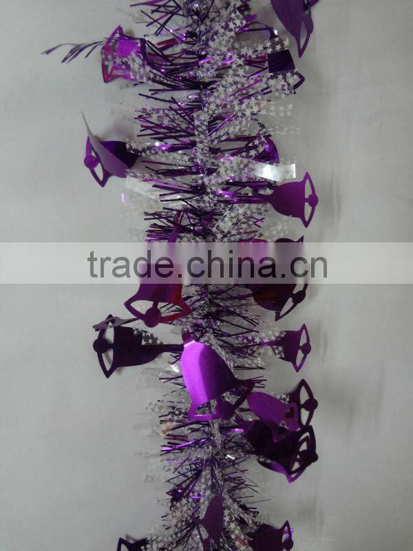 hot sale purple and silver christmas decorations