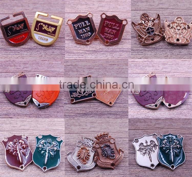 Custom metal logo for bag,metal logo engraving handbags