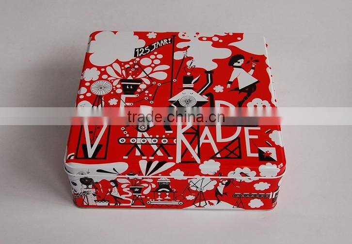 fancy metal christmas gift boxes&metal gift tins