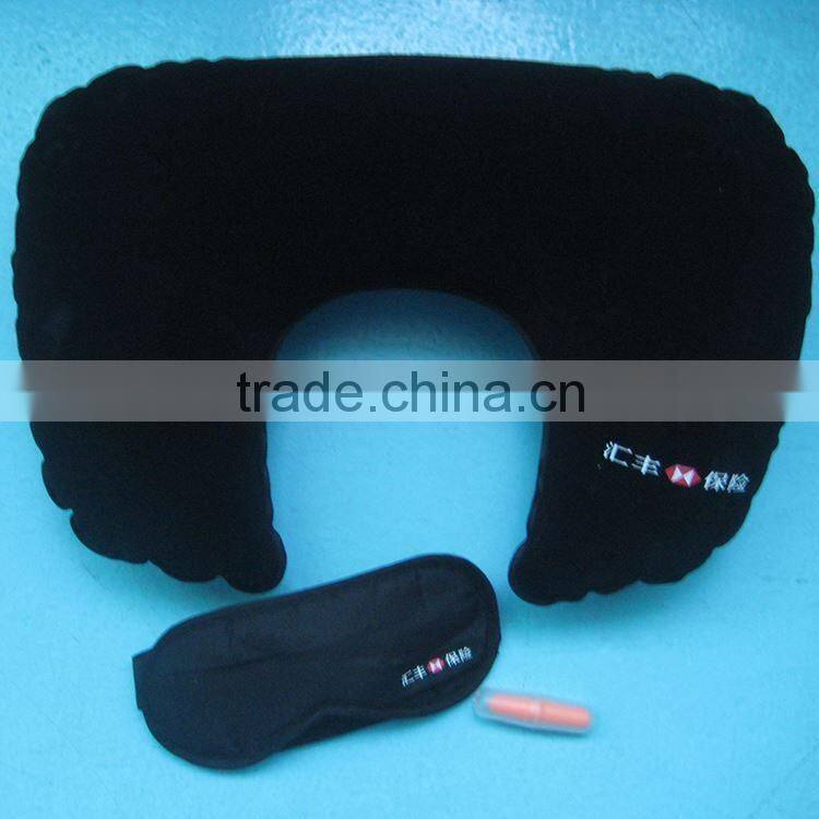 car seat neck support pillow,pink inflatable neck pillow set for advertising