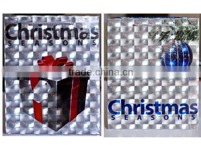2012 PET Multi-lens Film Christmas Gift Bag