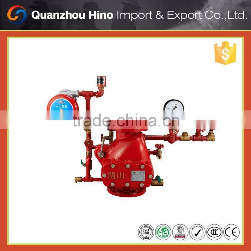 Safety wet alarm valve and alarm check valve