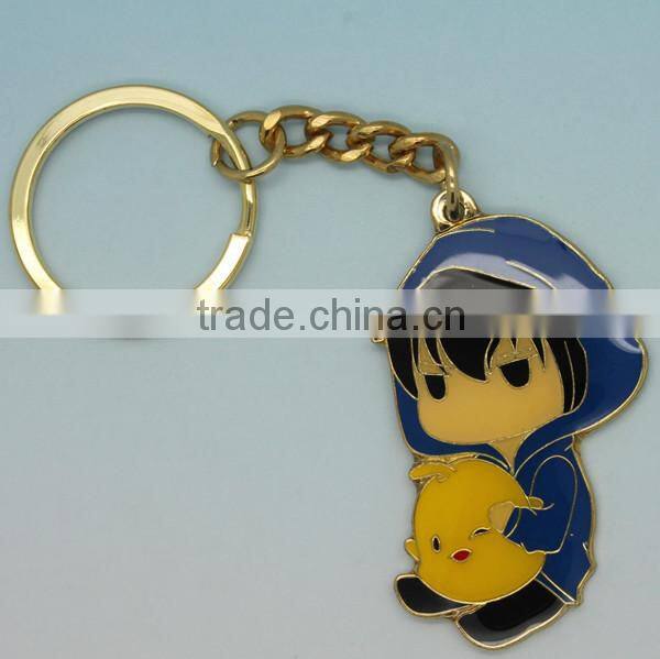 Metal Star keychain for market promotion