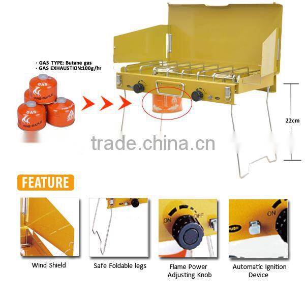 ultra slim windshield portable bbq grill