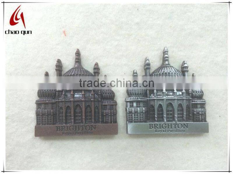 fashionable ship shape metal fridge magnet