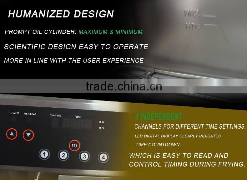 Shentop electric industrial fryer machine desktop chicken fryer use henny penny pressure fryer DZ16L