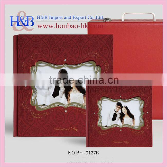 10*10 14*14 Crystal And Paiting Cover Fashion Hot Sale Photo Book Wedding Photo Album