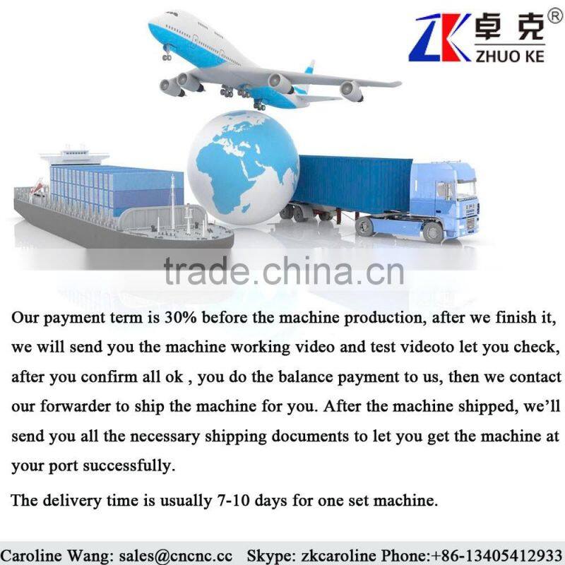 Cheap PCB CNC Router 600*600*100mm With 1.5KW Spindle&Linear Round Guide Rail ZK-6060