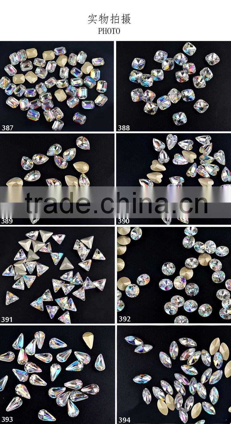 2016 New arrival special-shaped diamond cut high quality colorful stone with factory price