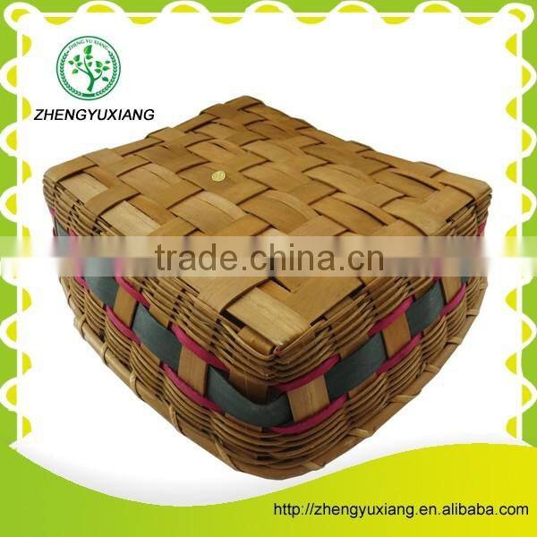 Handmade wood household fruit tray