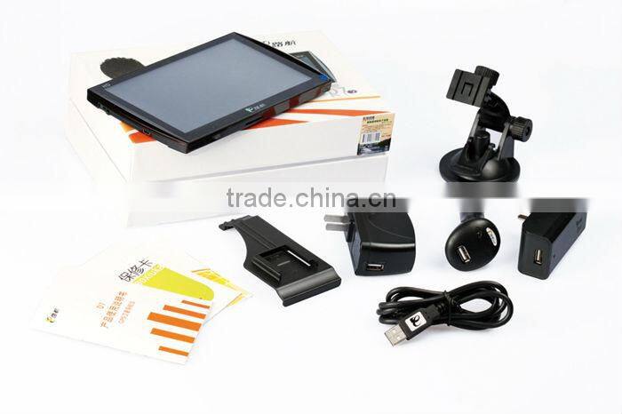 Hot selling!7inch HD GPS navigation system with DVR,800MHz AVIN Port, dual core(D7)