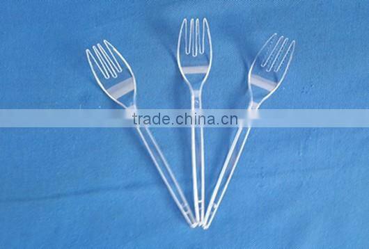 black ps material plastic fork
