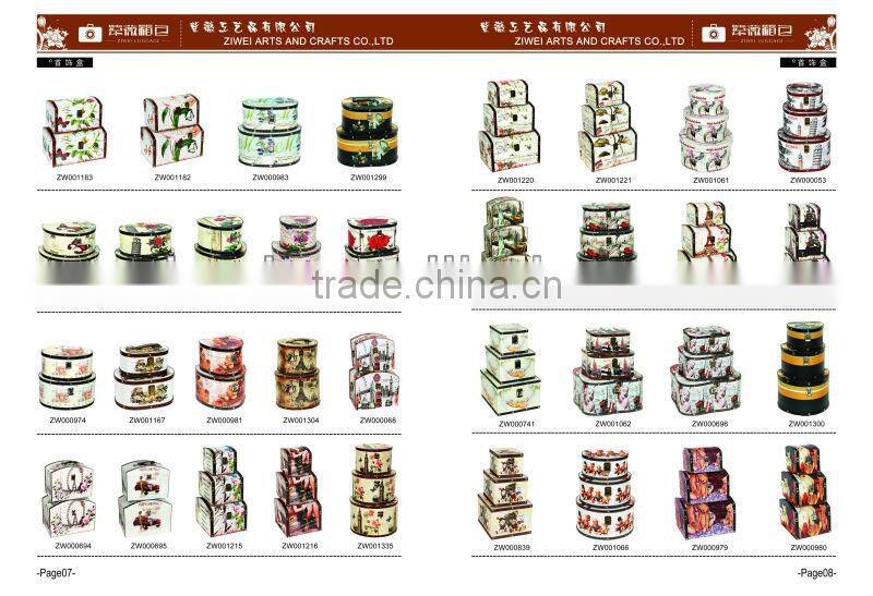 2014 new design MDF canvas box on stock catalog