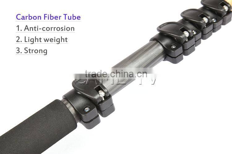 CAME-TV Carbon Fiber Monopod Fast Change Height Fluid Head