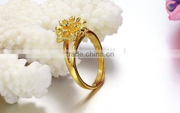 KSTONE 2015 New Trendy 18k Gold Plated Dubai Wedding Cooper Rings