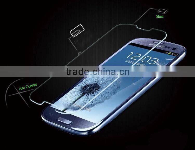 Premium Anti shock Screen Protector Film For SAMSUNG Galaxy S3 i9300 i9305 i747 i999 Tempered Glass Screen Protector factory oem