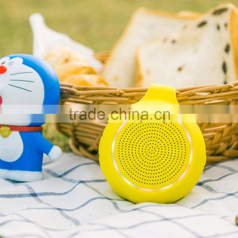 Round style ouotdoor speaker with LED light