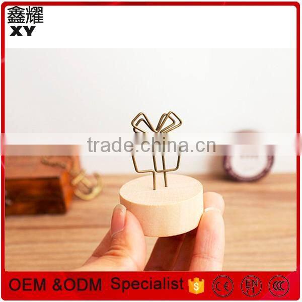 Creative OEM family love design paper clip for promotion