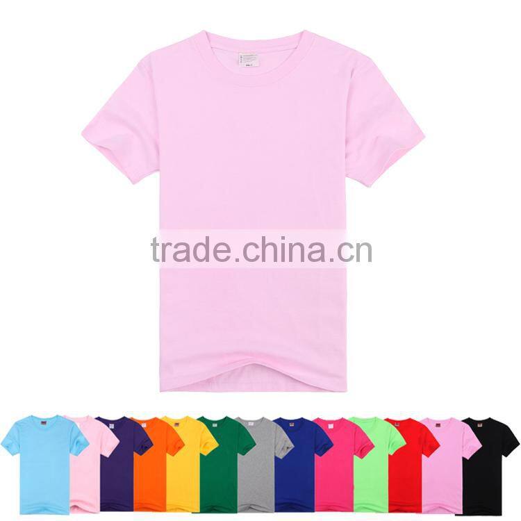 2016 Customized Logo Wholesale Colorful T Shirt
