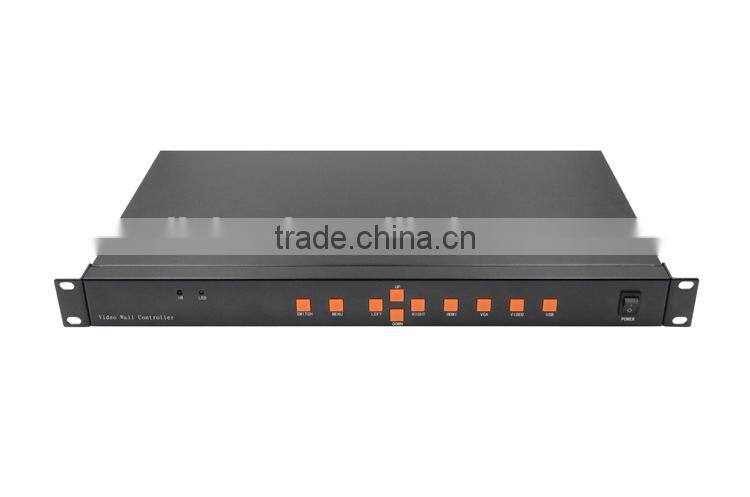 LM-TV09 HDMI/VGA/AV/USB 3x3 LED/LCD Video Wall Controller Built-in Conversion For Analog/Digital