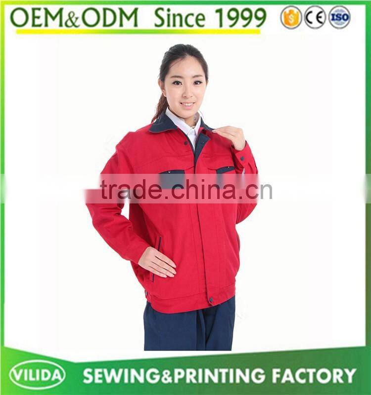 Good quality industrial working safety uniform security safety worker uniform customized