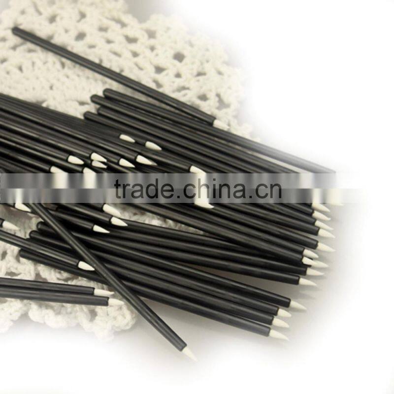 50Pcs Disposable Eyeliner Cosmetic Eye Liner Brush Makeup Tool Short Handle