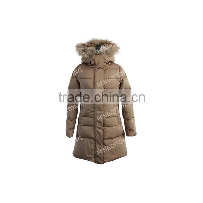 China OEM Service Ultra light Long Goose Down Jackets