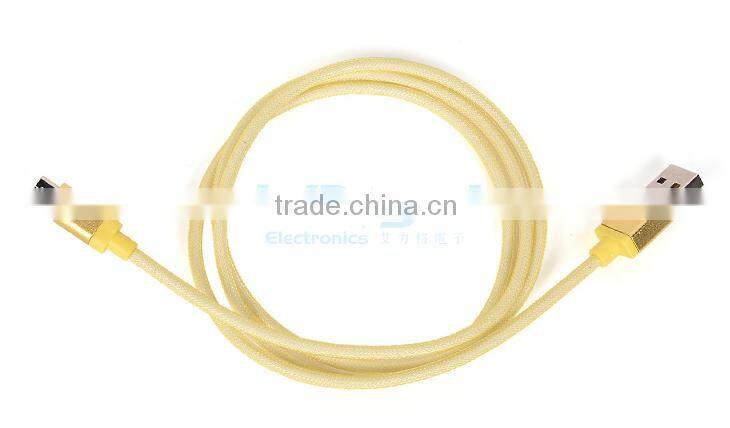 High Quality fish net USB Data Sync Charging Cable for All Smartphone