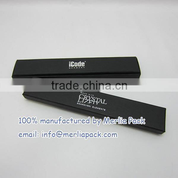 Dyed Black Paper Cardboard Earring Necklace Box Organizer Jewelry Case Boxes
