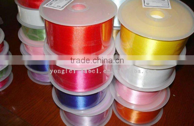 slitted edge polyester stain ribbon main label