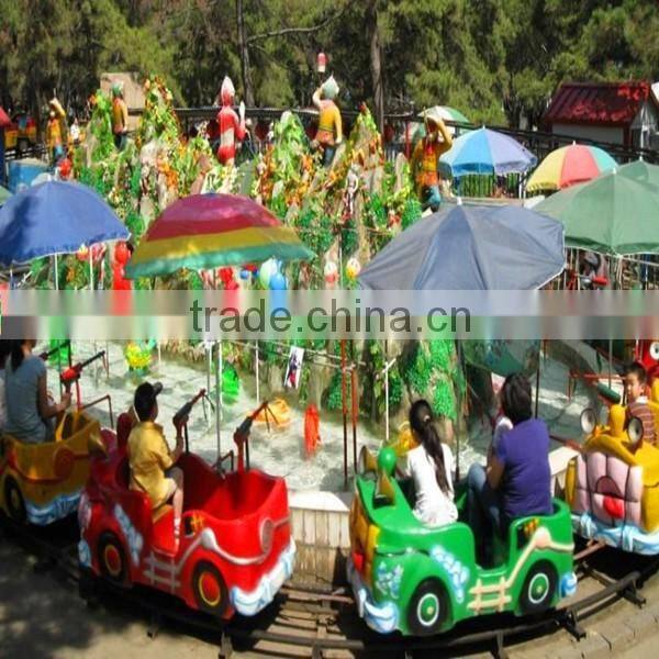 Playground rides beautiful water amphibious chariots island Amusement park train rides