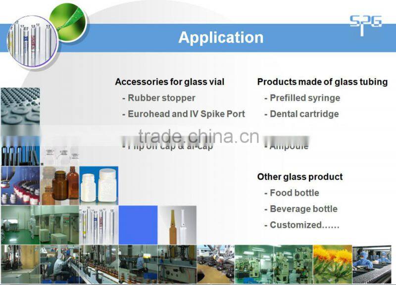 20ml tubular glass vial