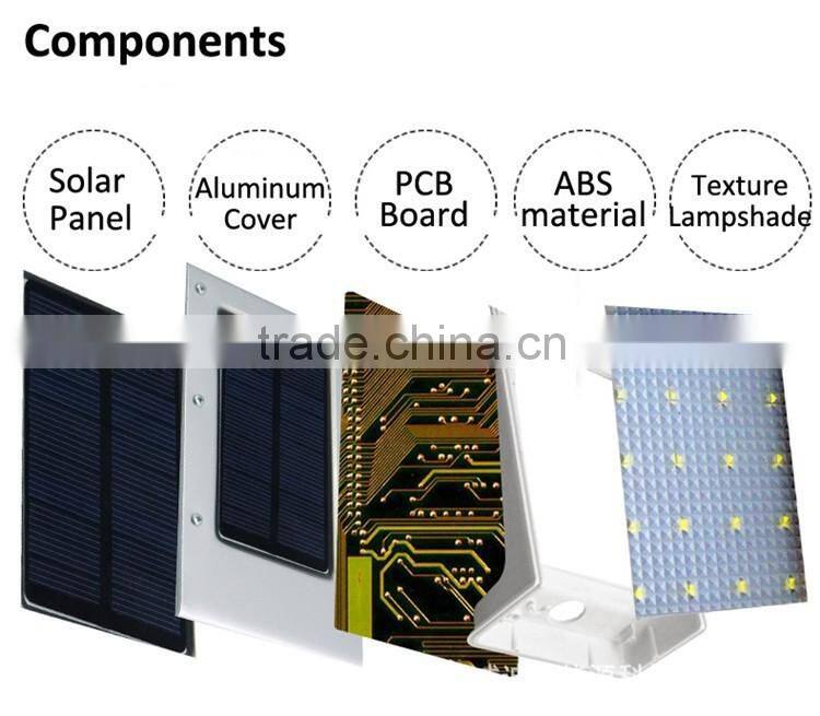 20 led panel texture lampshade 1800mah Ni-MH battery PIR sensor + Voice control solar mini garden light