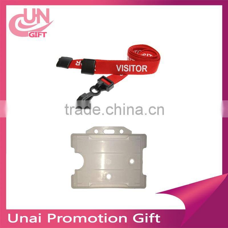 Nylon lanyard with card hold costom ID Card Holder Lanyard badge lanyardcostom