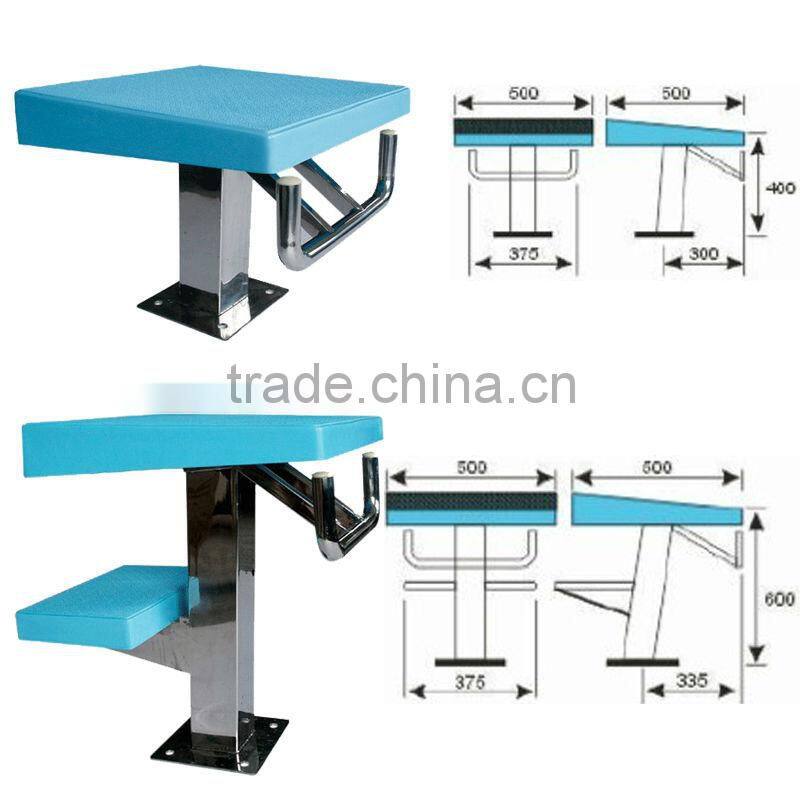 Two step swimming pool starting platform,starting platforms,pool starting blocks