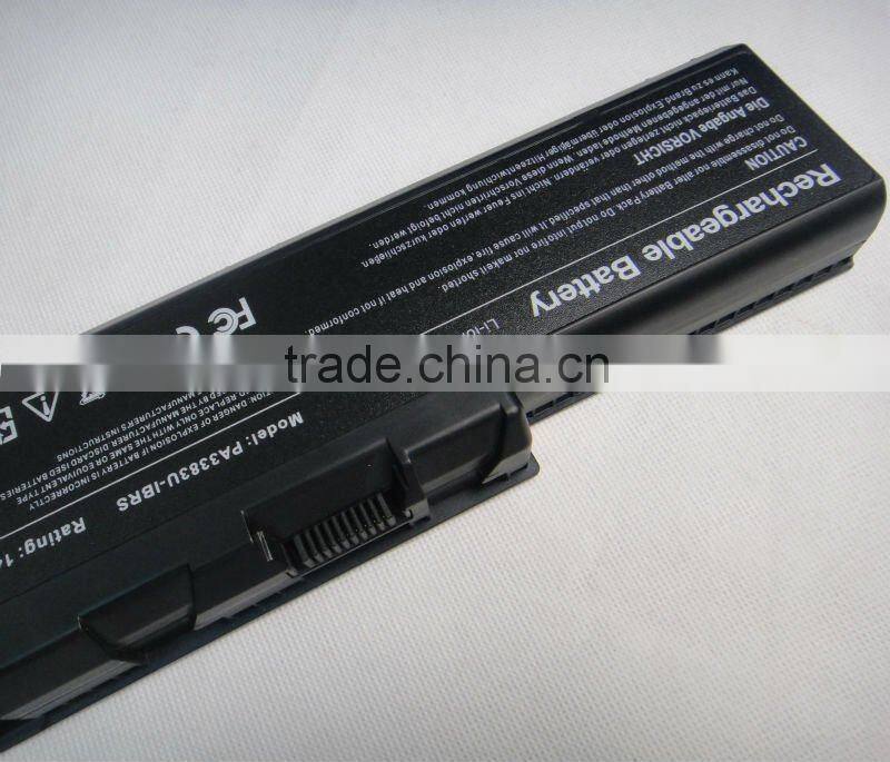replacement cheap notebook battery for toshiba PA3383U Satellite A75 a70 /P30/P75/Satellite p35